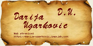 Darija Ugarković vizit kartica